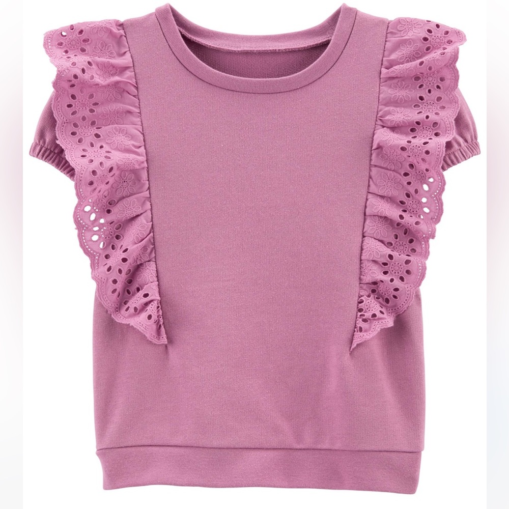 Lace Ruffle Top